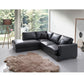 Acme Furniture Geralyn Sectional Black Leather