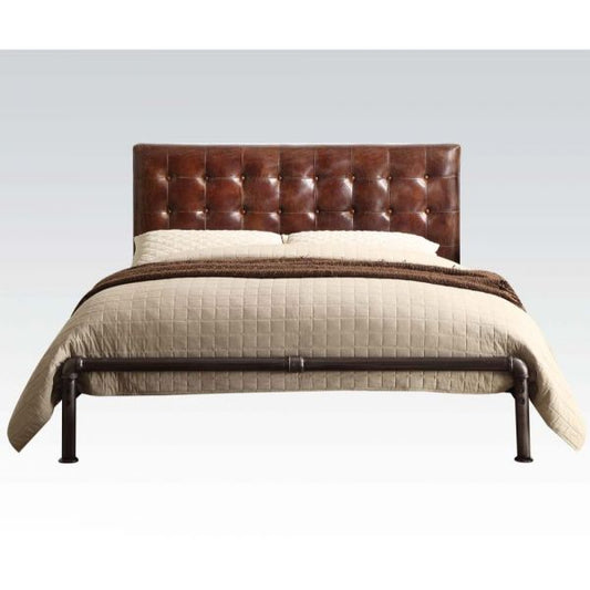 Brown Queen Bed