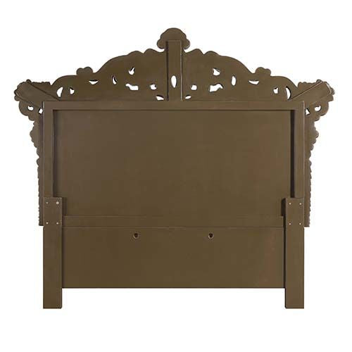 Acme Furniture Constantine King Bed in Brown & Gold