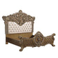 Acme Furniture Constantine King Bed in Brown & Gold