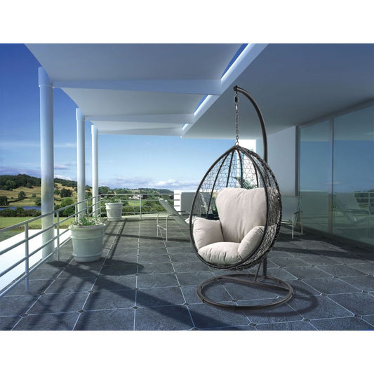 Acme furniture Simona Patio Swing Chair Patio hanging chair