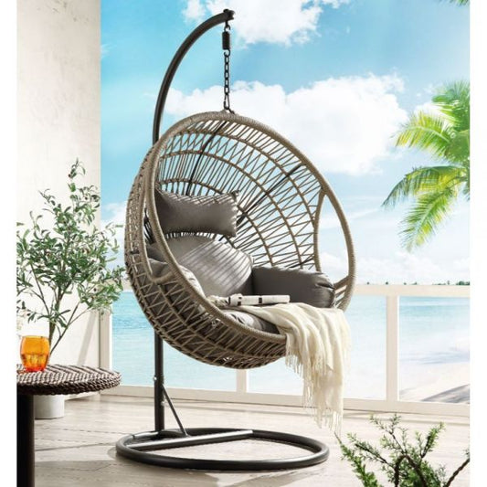 Acme furniture Vasant Hanging Chair Patio Swing Chair