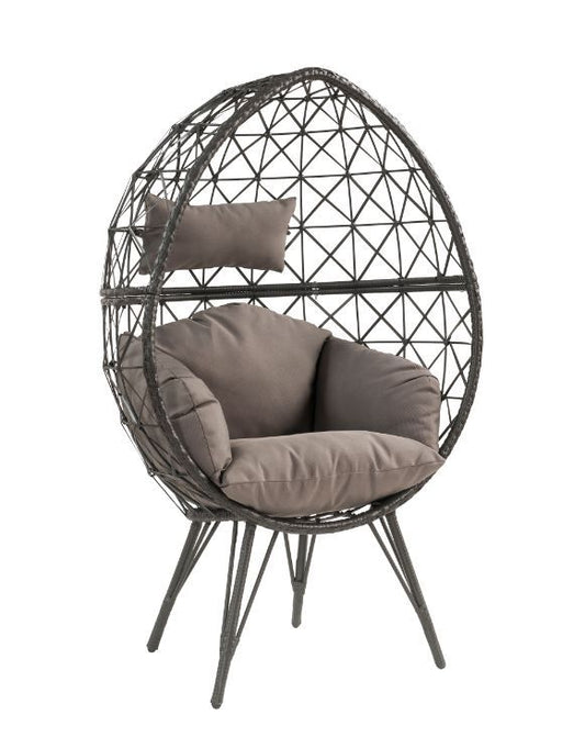 Acme Aeven Modern Patio Lounge Egg Chair