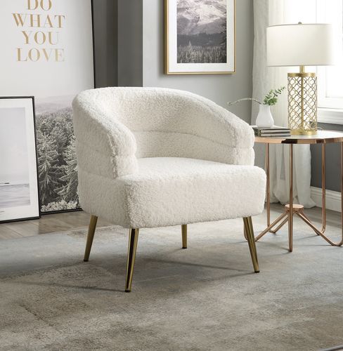 White Accent Chair